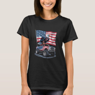 4 juli patriottische Amerikaanse vlag adelaar VS T-shirt