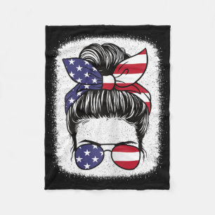 4 juli Patriottische Amerikaanse vlag Amerikaanse  Fleece Deken