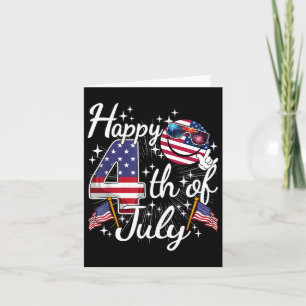 4 juli Patriottische Amerikaanse vlag Amerikaanse  Kaart