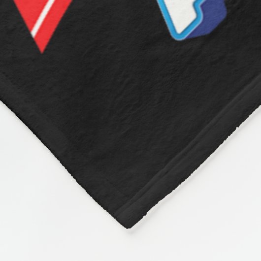 4 juli Patriottische Dag St. Bernard Hond Independ Fleece Deken (Hoek)