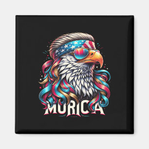 4 juli Patriottische Funny Eagle 4 juli Verenigde  Magneet