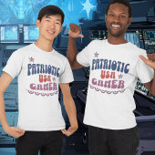 4 juli Patriottische Gamer T-shirt
