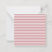 4 juli patriottische jachthond gepersonaliseerd notitiekaartje (Achterkant)