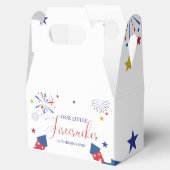 4 juli Patriottische onafhankelijkheid verjaardags Bedankdoosjes (Geopend)