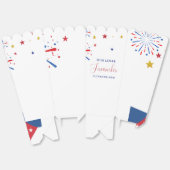 4 juli Patriottische onafhankelijkheid verjaardags Bedankdoosjes (Ongevouwen)