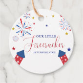 4 juli Patriottische onafhankelijkheid verjaardags Bedankjes Labels (Voorkant)