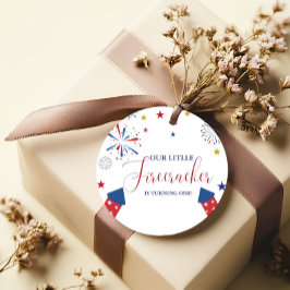 4 juli Patriottische onafhankelijkheid verjaardags Bedankjes Labels