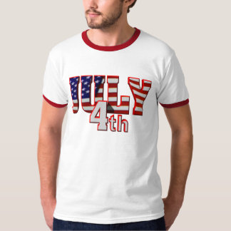 4 juli patriottische T-shirts