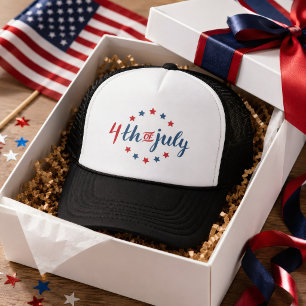 4 juli patriottische USA sterren onafhankelijkheid Trucker Pet