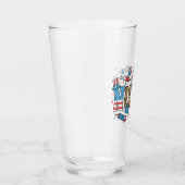 4 juli Patriottische Verpleegster Drink Glas (Rechts)