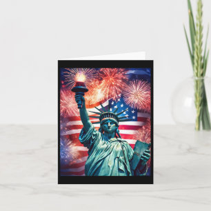 4 juli patriottische vrijheidswet VS-vlag C Kaart