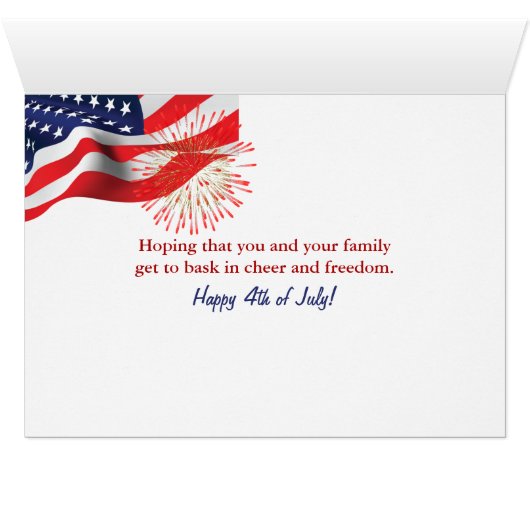 4 juli Patriottische zeester (Binenzijde Horizontaal (Onderkant))