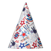 4 juli Patroon 01x4 Feesthoedjes (Links)