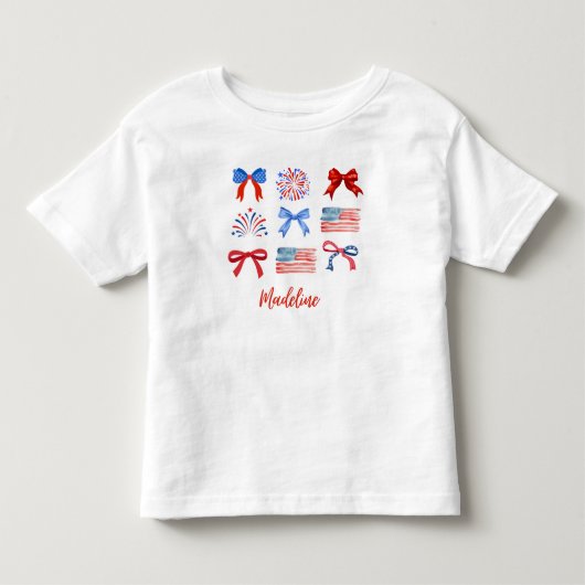 4 juli peuter T-shirt (Voorkant)