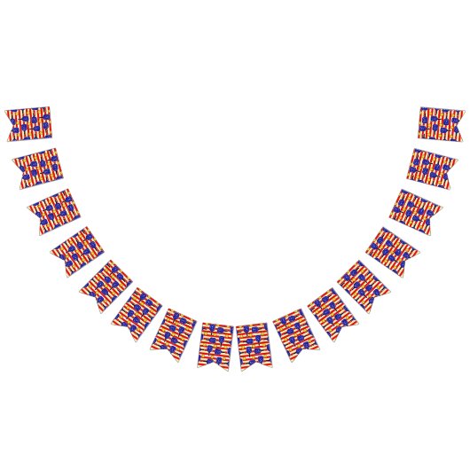 4 juli Pickleball Red White Blue Yellow Balls Vlaggetjes (Alle)