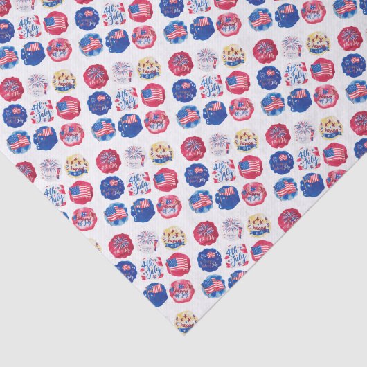 4 juli picknick! tissuepapier (Detail)