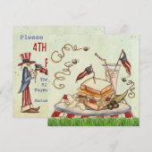 4 juli Picnic nodigt uit Kaart (Voorkant / Achterkant)