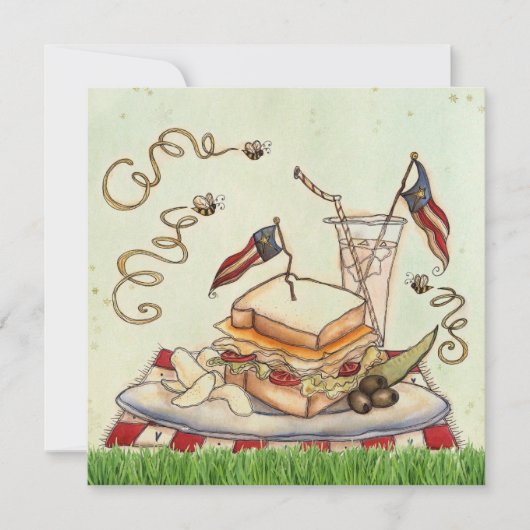 4 juli Picnic nodigt uit Kaart (Voorkant)