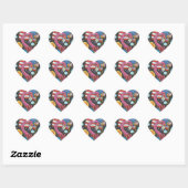4 JULI PINK FLAMINGO STICKERS Hart * Datablad (Vel)