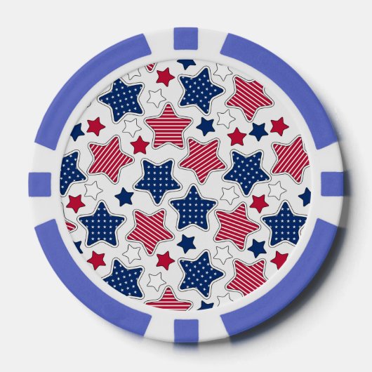 4 juli poker chips (Voorkant)