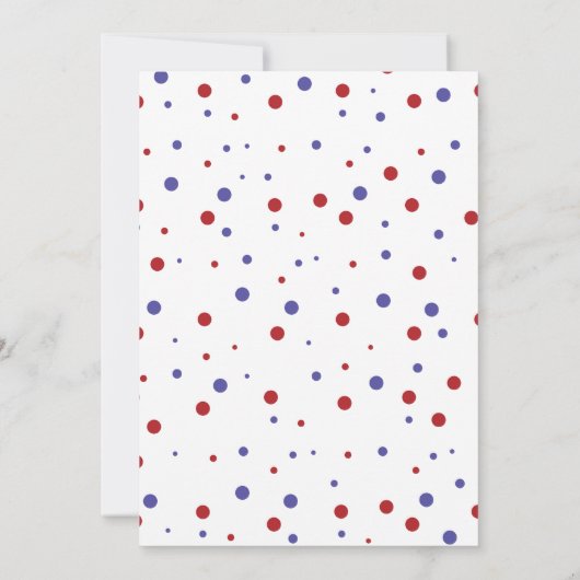 4 juli Pop over de Poppen van het rode blauwe ijs Kaart (Achterkant)