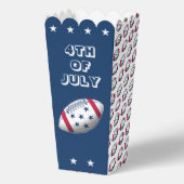4 juli Popcorn Favor Box Bedankdoosjes (Achterkant)