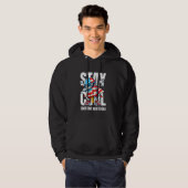 4 juli Popsicle Dabbing Patriottische Amerikaanse Hoodie (Voorkant volledig)