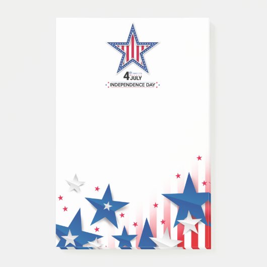 4 juli Post-it Notes (Voorkant)