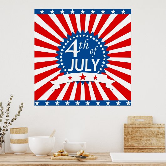 4 juli poster (Keuken)