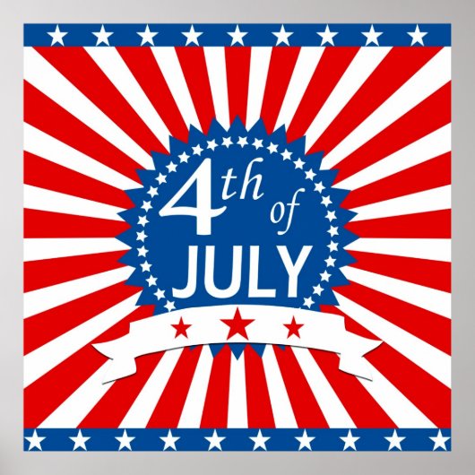 4 juli poster (Voorkant)