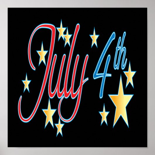 4 juli poster (Voorkant)
