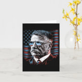 4 juli President Theodore Roosevelt Amerikaans Kaart (Gele Bloem)