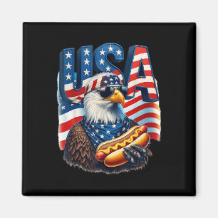 4 juli Pride Patriotic Bald Eagle Amerikaans Magneet