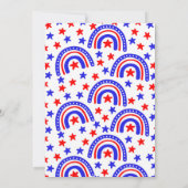 4 juli Rainbow Parade Kaart (Achterkant)