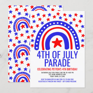 4 juli Rainbow Parade Kaart