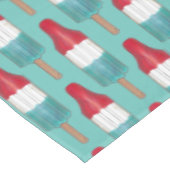 4 juli raket Pop patriottische ijsdruk Tafelkleed (Gekanteld)