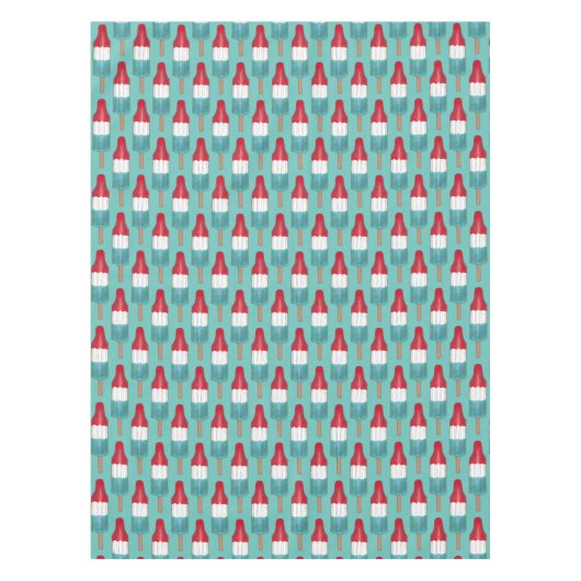 4 juli raket Pop patriottische ijsdruk Tafelkleed (Voorkant)