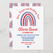 4 juli Regenboogverjaardag Kaart (Voorkant / Achterkant)