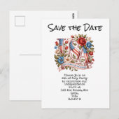 4 juli reserveer de datum  Onafhankelijkheidsdagfe Briefkaart (Voorkant / Achterkant)