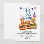 4 juli reserveer de datum Onafhankelijkheidsdagfe Kaart (Voorkant / Achterkant)
