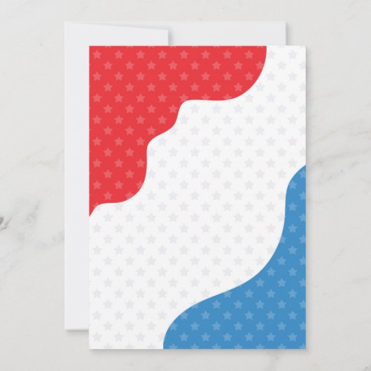 4 juli Retro Merica Made Birthday Party Kaart (Achterkant)