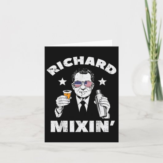 4 juli Richard Mixin Nixon President Patriot Kaart (Voorkant)