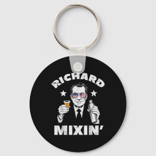 4 juli Richard Mixin Nixon President Patriot Sleutelhanger