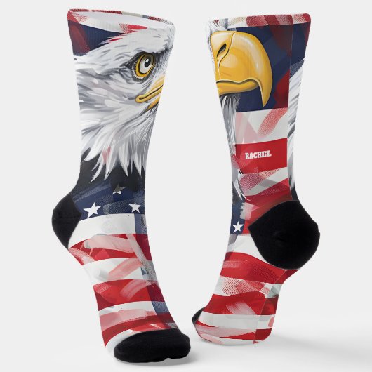 4 juli: Rode en blauwe Sokken (Gebogen)