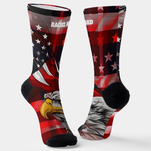 4 juli: Rode en blauwe Sokken (Gebogen)