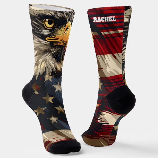 4 juli: Rode en blauwe Sokken (Gebogen)