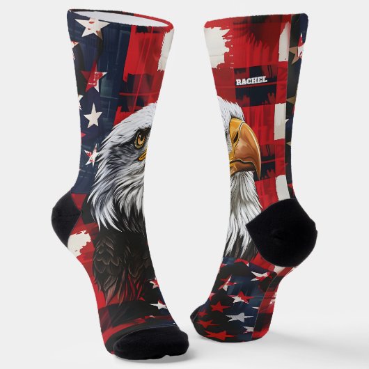 4 juli: Rode en blauwe Sokken (Gebogen)