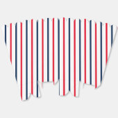 4 juli rode witte blauwe patriottische strepen bedankdoosjes (Ongevouwen)