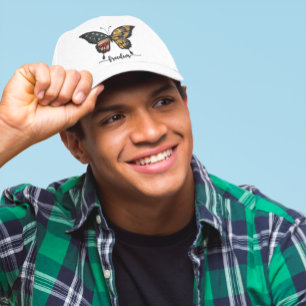 4 juli Rode Witte Stenen Boterfly Vrijheid Trucker Pet