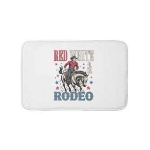 4 juli Rodeo Cowboy Badmat